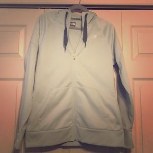 The North Face Mint Green Zip Up Hoodie
